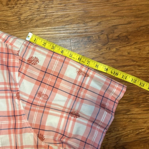 Saddlebred Tropical Pink Pineapple Mens Button Down Size 3X - Picture 5 of 7